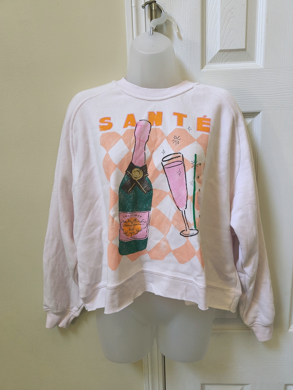 Santé Graphic Pink Women's Sweatshirt